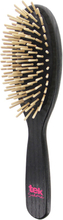 Tek Professional Big Oval Hair Brush With Short Wooden Pins