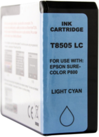 WL Bläckpatron, ersätter Epson T8505, ljus cyan, 84 ml 0T8505 ersätter T8505