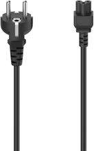 HAMA Mains Cable 3-Pin Black 2.5m