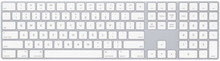 Apple Magic Keyboard With Numeric Keypad Trådløs Tastatur Hvid; Sølv