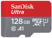 Sandisk Ultra C10 Uhs U1 A1 128gb Microsdxc Uhs-i Memory Card