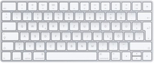 Apple Magic Keyboard - Tastatur Trådløs Tastatur Tysk Hvid; Sølv