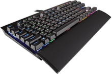 Corsair Gaming K65 Lux Rgb Kabling Tastatur Nordisk Sort