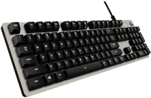 Logitech G G413 - Silver Kabling Tastatur Sort; Sølv