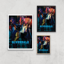 Riverdale Giclee Art Print - A4 - Wooden Frame