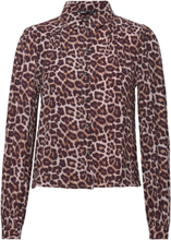 "Onlnova Lux L/S Emma Shirt Aop Ptm Tops Shirts Long-sleeved Multi/patterned ONLY"