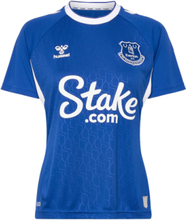 Everton Home Womens Ss Jersey Sport T-shirts & Tops Football Shirts Blue Fanatics