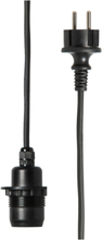 Outdoor Cable E27 5M Home Lighting Lighting Accessories Black Watt & Veke