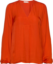 Rindaiw Blouse Bluse Langermet Oransje InWear*Betinget Tilbud