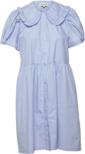 Henrikke Dress Dresses Shirt Dresses Blå Lollys Laundry*Betinget Tilbud