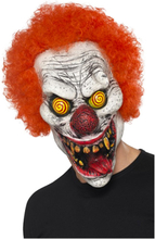 Elak Clown med Hår Mask - One size