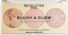 Revolution Pro Blush & Glow Palette Peach Glow Beauty WOMEN Makeup Face Blush Revolution PRO*Betinget Tilbud