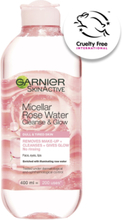 Micellar Rose Water Cleanse & Glow Tired & Dull Skin Ansiktstvätt Ansiktsvatten Nude Garnier