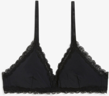 Soft triangle bra - Black
