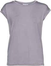 U1520, Adeliasz T-Shirt T-shirts & Tops Short-sleeved Grå Saint Tropez*Betinget Tilbud