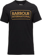 B.intl Essential Large Logo Tee Designers T-Kortærmet Skjorte Blue Barbour