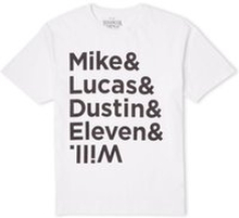 Stranger Things Character Lineup Men's T-Shirt - White - M - White