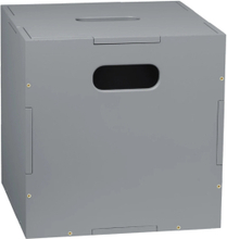 Förvaringslåda Cube Storage grå Nofred
