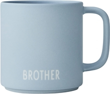 Design Letters Mini Suosikkimuki kahvalla Brother / Light blue