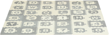 Tappeto puzzle per bambini con lettere e numeri in schiuma eva antiscivolo