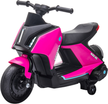 Moto elettrica cavalcabile per bambini età 2-4 anni rosa