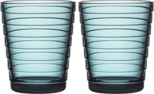 Iittala - Aino Aalto glass 22 cl 2p sjøblå