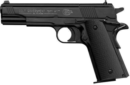 Colt 1911A1 Svart plastgrepp kolsyrepistol