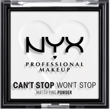 NYX Professional Makeup Can’t Stop Won’t Stop Mattifying Powder Brightening Translucent - 6 g