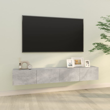 vidaXL Väggmonterade tv-bänkar 2 st 100x30x30 cm konstruerat trä