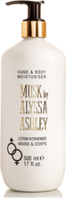 "Musk Hand & Body Lotion Shower Gel Badesæbe Nude Alyssa Ashley"