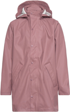 Nkndry Rain Jacket Long 1Fo Noos Outerwear Rainwear Jackets Rosa Name It*Betinget Tilbud