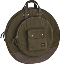 Meinl Percussion Waxed Canvas 22" Cymbal Bag, Forest Green, MWC22GR