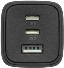 Linocell Premium GaN USB-C laddare med PD 65 W Svart