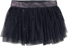 Skirt Mesh Dresses & Skirts Skirts Tulle Skirts Black Creamie