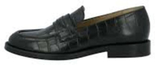 Black Bianco Biagea Classic Loafer Croco Shoes
