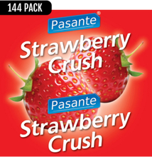 Pasante Strawberry Taste: Kondomer, 144-pack