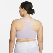 Nike Plus Size - Swoosh Icon Clash Women's Medium-Support Non-Padded Graphic Sports Bra - Purple
