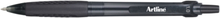 Kulspetspenna Artline EK-8410 med gummigrapp Svart