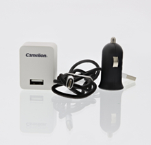 Camelion USB-laddare Lightning Apple och Micro-USB 230/12V