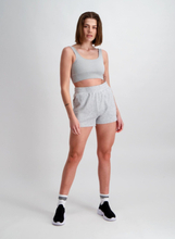 Light Grey Melange Comfy Shorts
