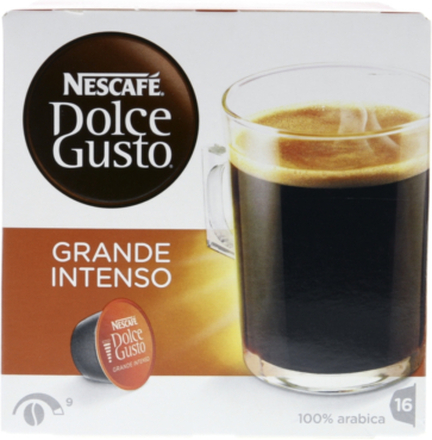 Dolce Gusto Grande Intenso kaffekapslar, 16 port