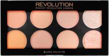 Revolution Ultra Blush Palette Hot Spice Beauty WOMEN Makeup Face Blush Makeup Revolution*Betinget Tilbud