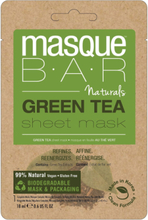 Masquebar Naturals Green Tea Sheet Mask Beauty WOMEN Skin Care Face Face Masks Nude Masque B.A.R*Betinget Tilbud