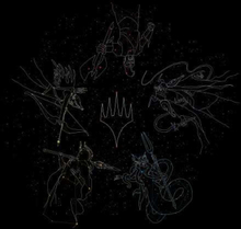 Magic: The Gathering Theros: Beyond Death Gods Constellation Men's T-Shirt - Black - M