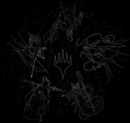 Magic: The Gathering Theros: Beyond Death Gods Constellation Men's T-Shirt - Black - L