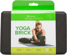 Gaiam Essentials Yoga Brick Black Sport Sports Equipment Yoga Equipment Yoga Blocks And Straps Black Gaiam