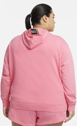 Nike Plus Size - Sportswear Women's Washed Hoodie - Pink