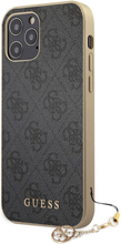 Guess 4G Charms Case iPhone 12 / 12 Pro grijs