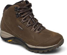 "Women's Siren Traveller 3 Mid Wp - Brindle/Boulder Sport Sport Shoes Outdoor-hiking Shoes Brown Merrell"