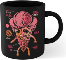 Ilustrata Kaiju Ice Cream Mug - Black